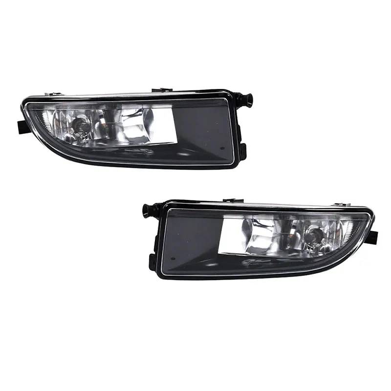 WOZIES Nebelscheinwerfer auto 1 Paar Auto-Frontstoßstangenlampe DRL Nebelscheinwerfer mit Halogenlampen 5C5941699B 5C5941700B von WOZIES