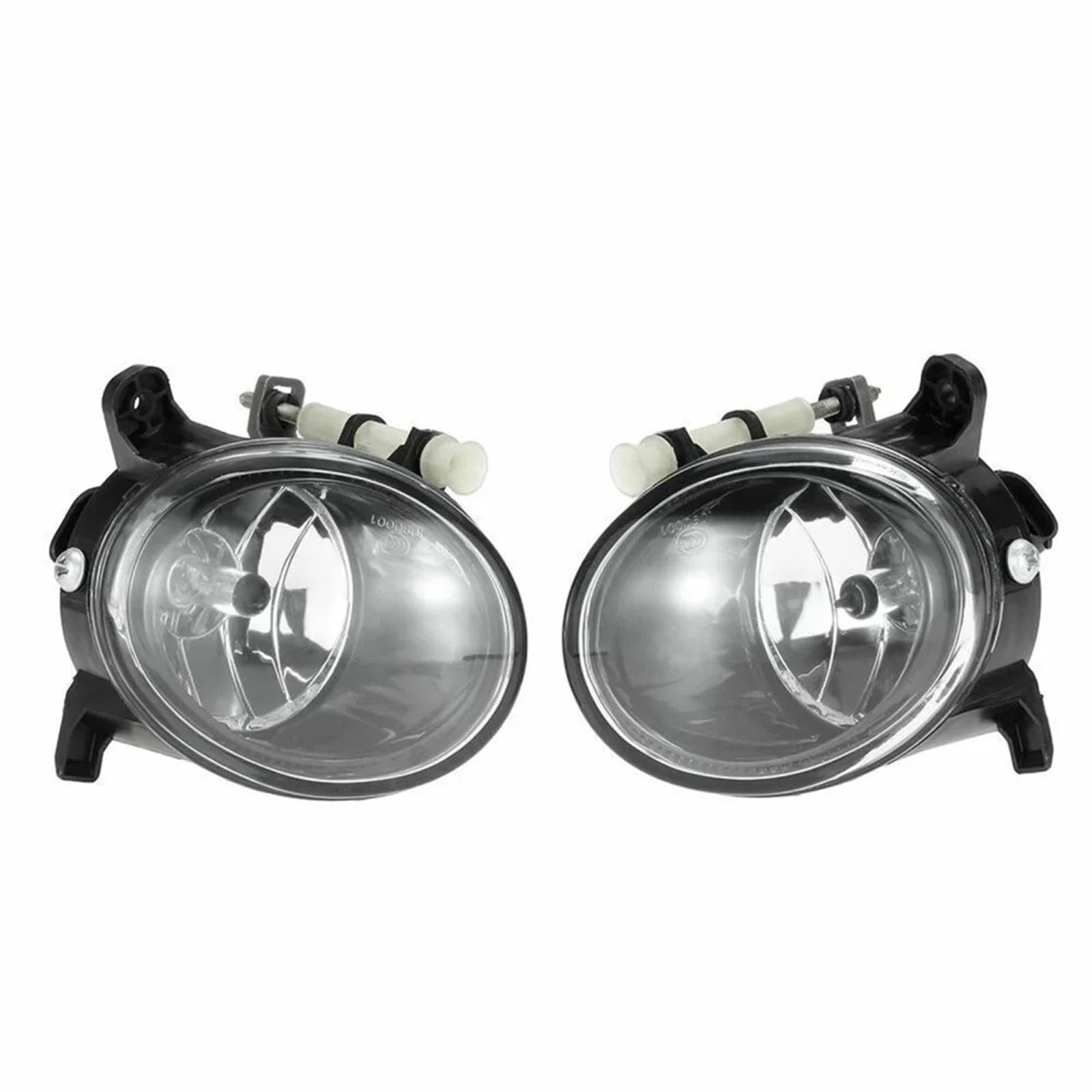 WOZIES Nebelscheinwerfer auto 1 Paar Frontstoßstangenlampe, Nebelscheinwerfer mit Glühbirne für A4 Limousine 2008–2012, A6 S6 2009–2011, Q5 2009–2016, 8T0941699B, 8T0941700B von WOZIES