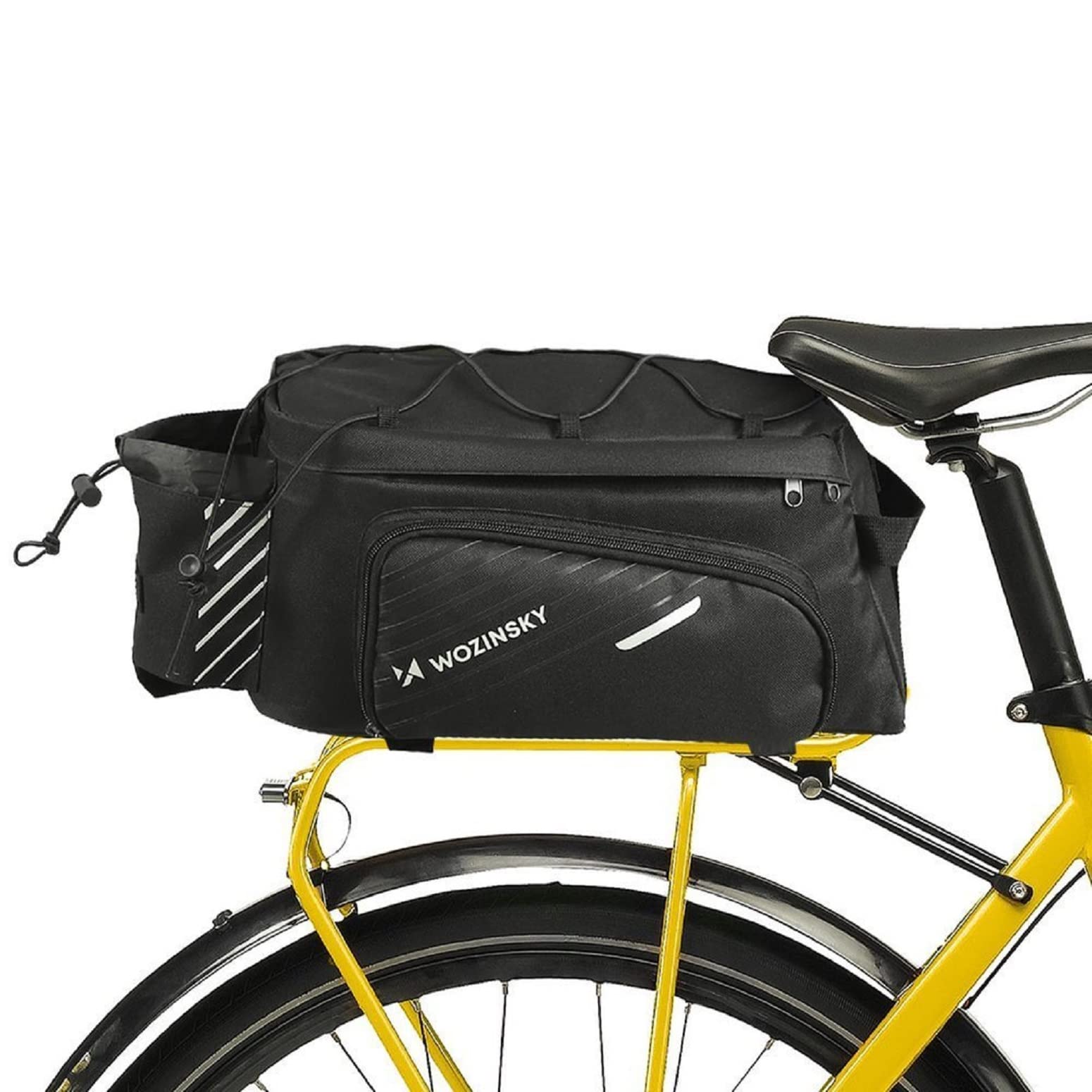 WOZINSKY Gepäckträgertasche Fahrradtasche für Gepäckträger Wasserdicht Reisetasche Tasche für Fahrrad, Mountainbike, ebike, MTB, Rennrad Bike Bag Fahrradträger Tasche 9 L von WOZINSKY