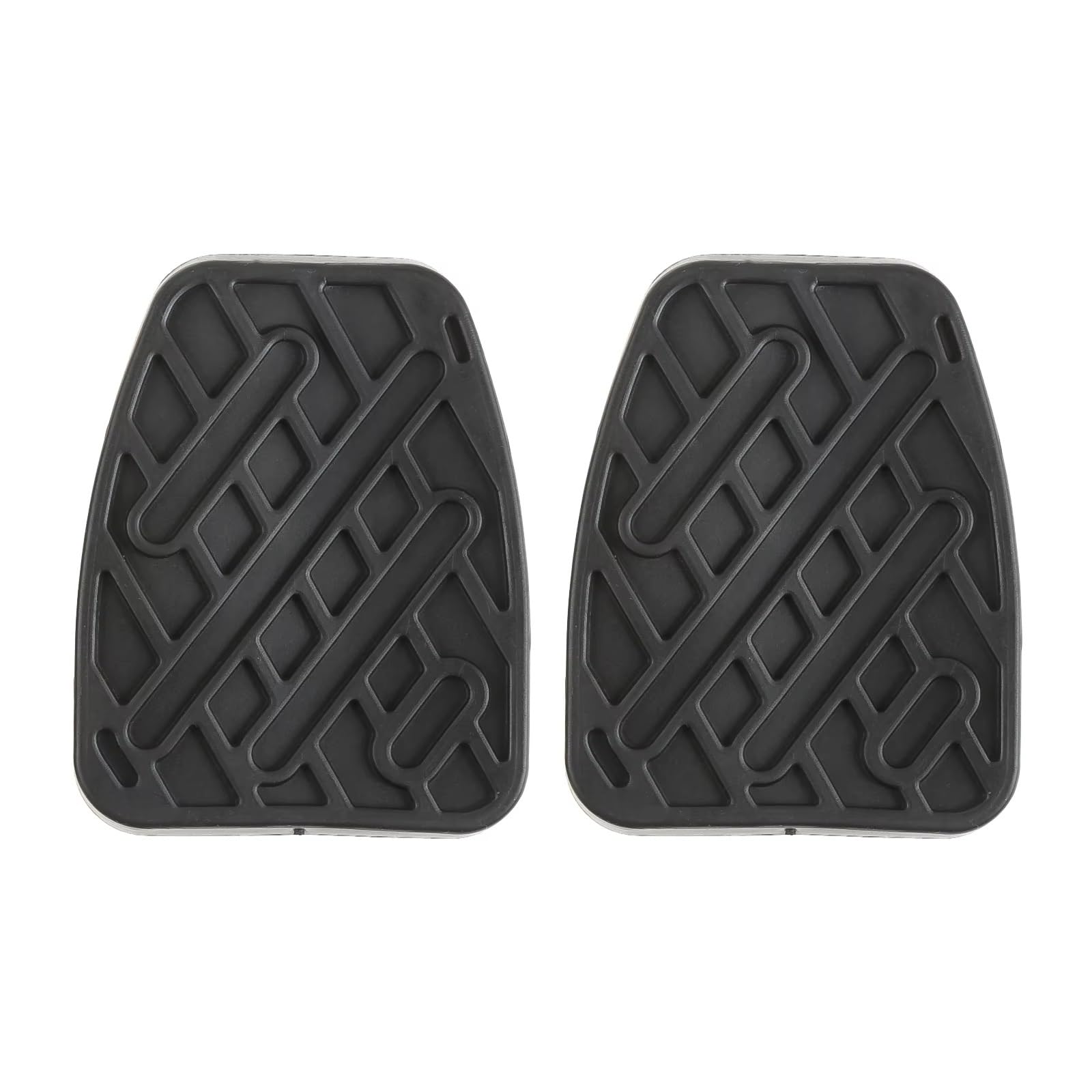 Auto Bremspedal 2 Stücke Auto Bremse Kupplung Pedal Pad Gummiabdeckungen 46531JD00A Für Nissan Für Qashqai 2007 2008 2010 2011 2012 2013 2014-2016 Autozubehör Gaspedal Fußstütze von WPHLYZ