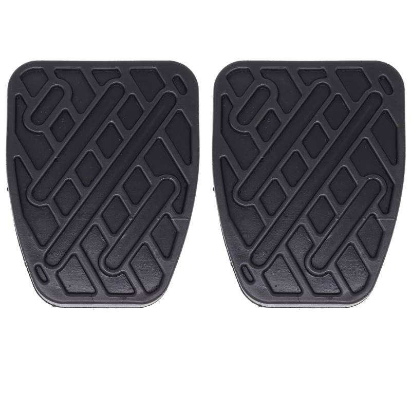 Auto Bremspedal Auto Schwarz Gummi Bremse Kupplung Fuß Pedal Pad Abdeckungen 46531JD00A Für KOLEOS 2008 2009 2010 2011 2012 2013 2014 2015 Gaspedal Fußstütze(2Pc) von WPHLYZ