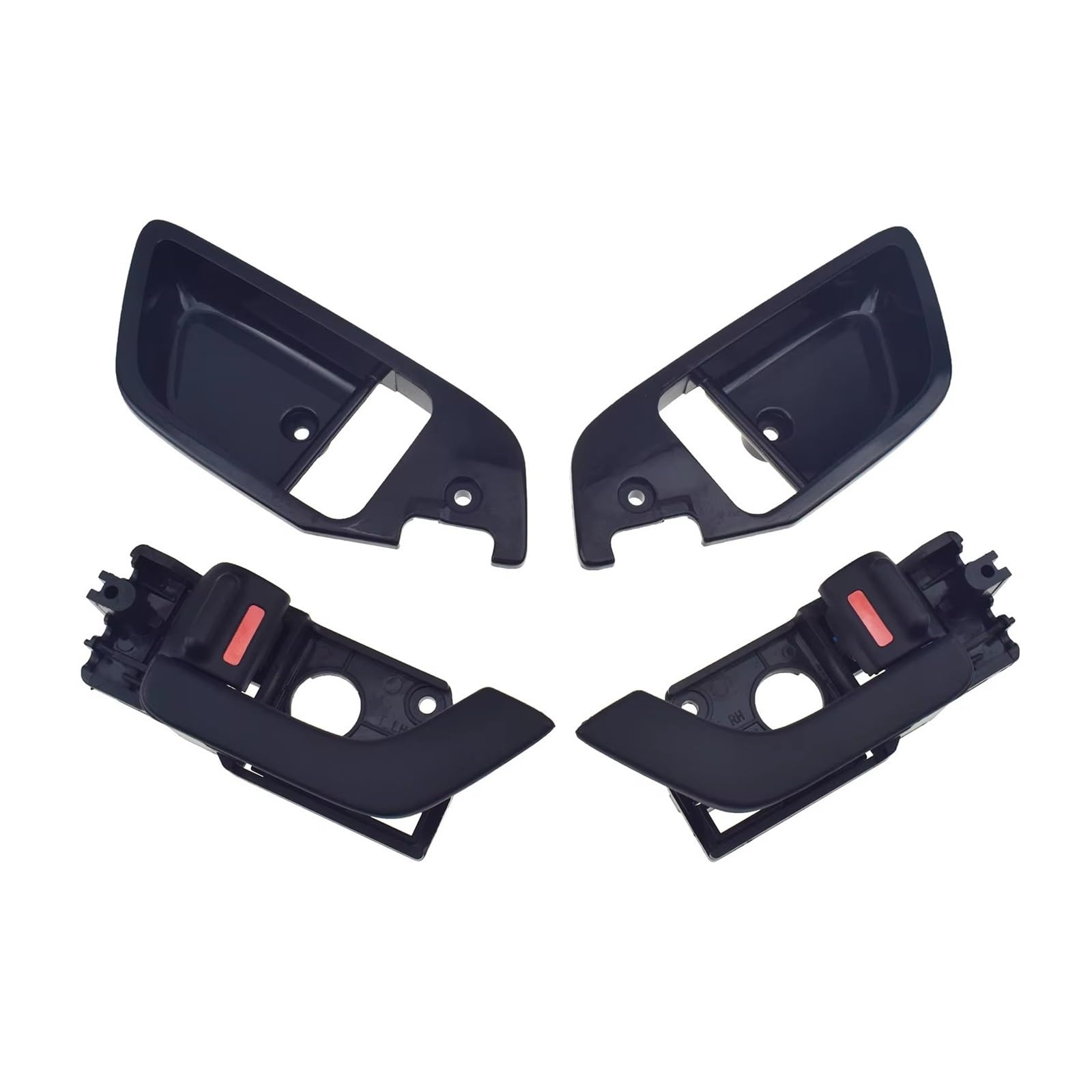 Auto Türgriff Innen Auto Links Und Rechts Innen Türgriff Lünette Abdeckung Für 2003-2008 Für Hyundai Für Tiburon 826102C000 826112C000 826202C000 826212C000 Autoinnentürgriffe von WPHLYZ