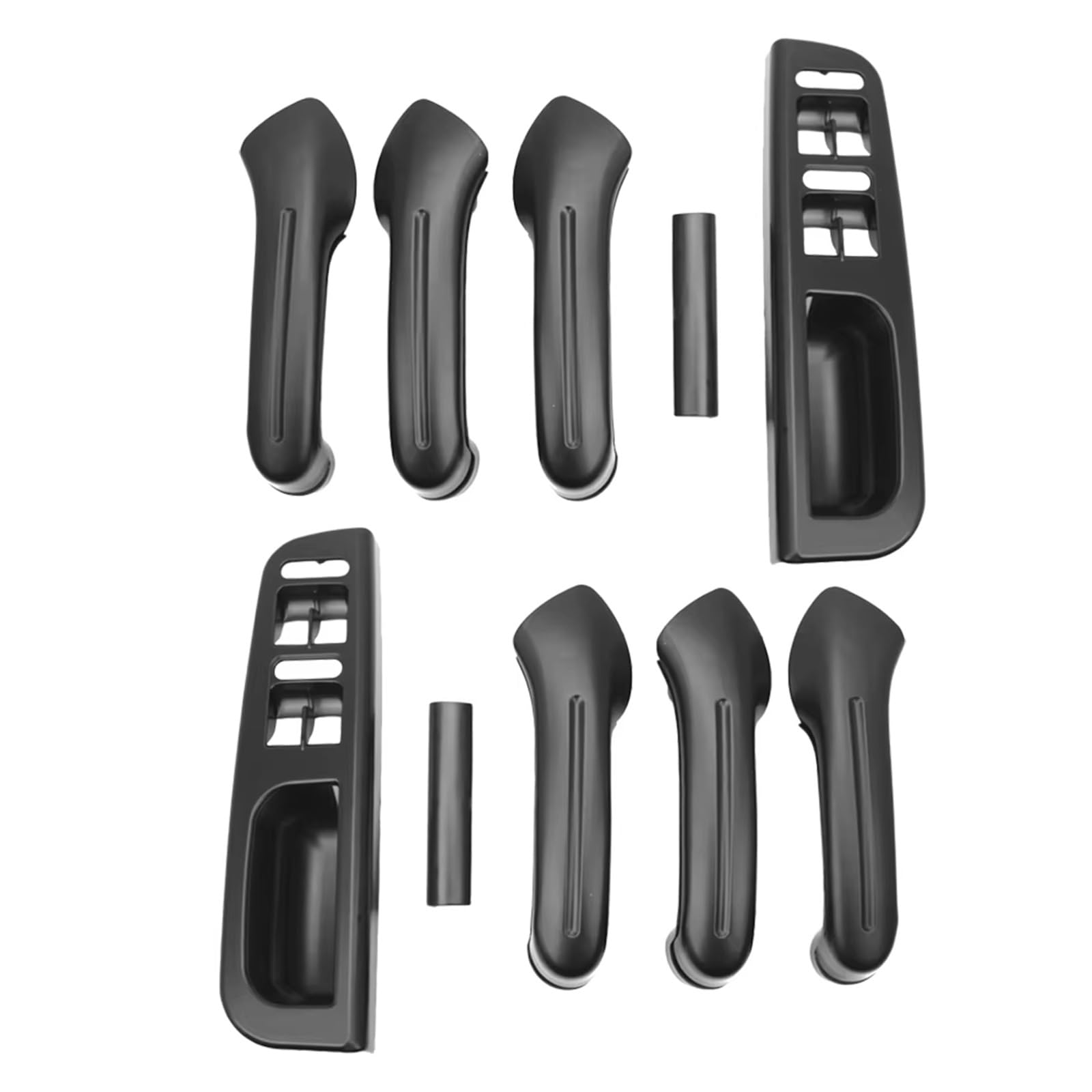 Auto Türgriff Innen Für VW Für Jetta Für Golf Für Bora Für MK4 1998 1999 2000 2001 2002 2003 2004 Schwarz Innen Haltegriff Innen Türgriff Tür Armlehne Auto Innentürgriff(Left Hand Drive) von WPHLYZ