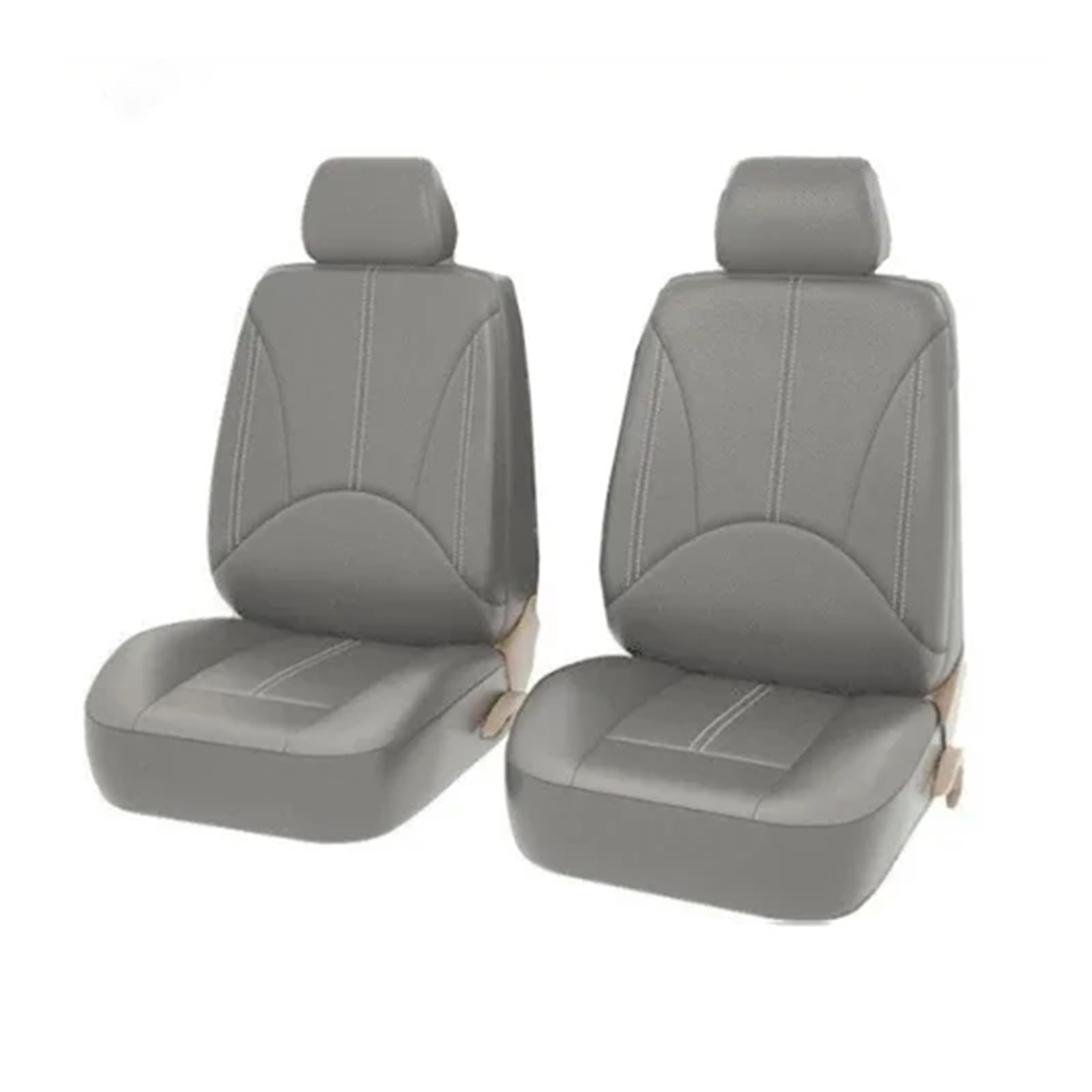 Autositzschoner 2/5 Sitze Auto Sitzbezüge Für Subaru Für Forester Für Outback Für Legacy Für XV Für WRX Für Impreza Für BRZ Autositzbezüge(2Seats-Grey) von WPHLYZ