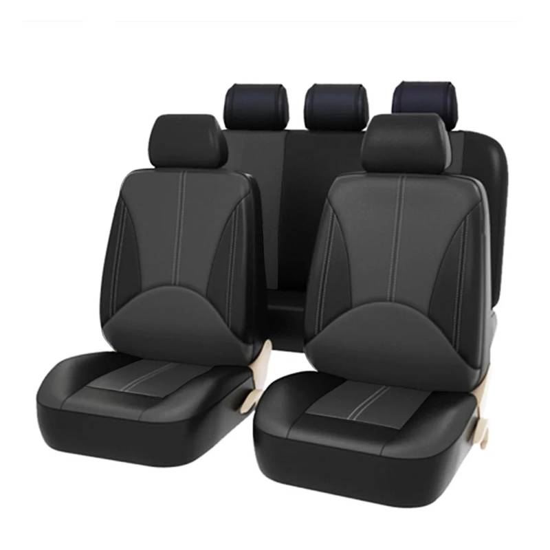 Autositzschoner 2/5 Sitze Auto Sitzbezüge Für Subaru Für Forester Für Outback Für Legacy Für XV Für WRX Für Impreza Für BRZ Autositzbezüge(ZT04-5Seats-Grey.) von WPHLYZ