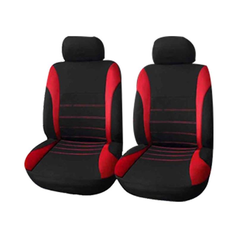 Autositzschoner Auto Schützende Dekorative Autositzbezüge Set Auto Styling Innenzubehör Für Kia Für Ceed Autositzbezüge(Front 4 Pcs-Red) von WPHLYZ