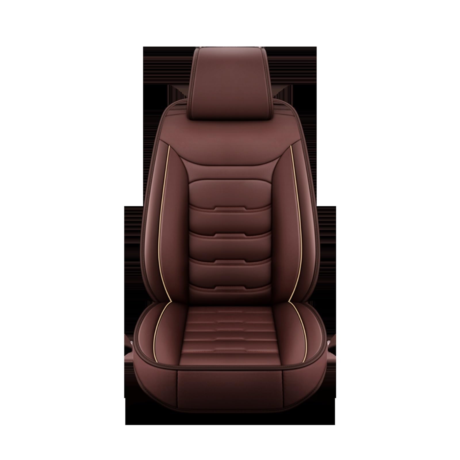 Autositzschoner Auto Sitzbezug Für Cadillac Für XTS Für SRX Für XT5 Für CT6 Für ATSL Alle Modell Auto Zubehör Auto-Styling Autositzbezüge(1 seat Coffee.) von WPHLYZ