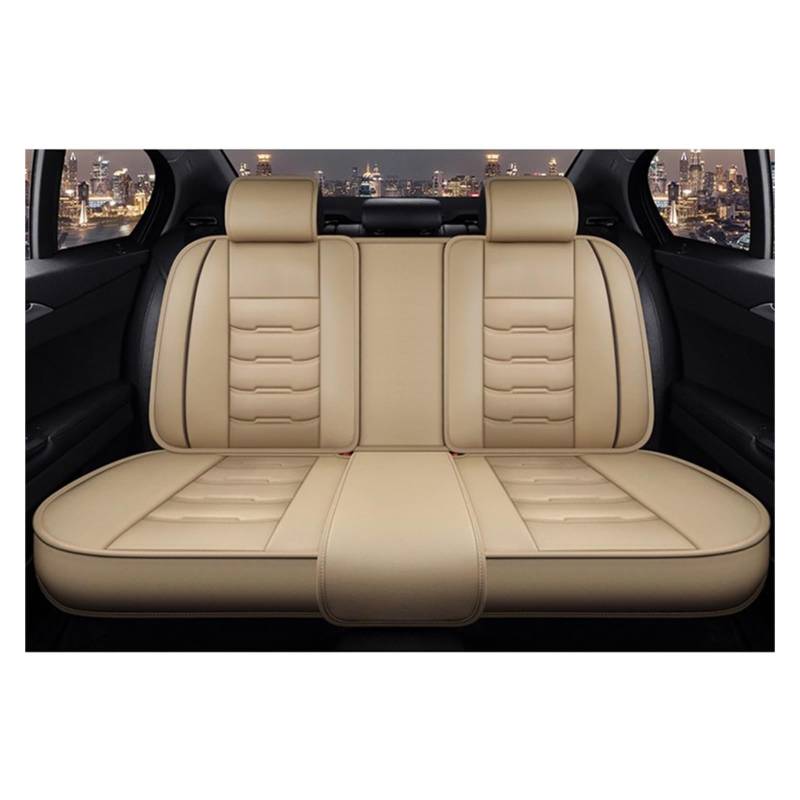 Autositzschoner Auto Sitzbezug Für Cadillac Für XTS Für SRX Für XT5 Für CT6 Für ATSL Alle Modell Auto Zubehör Auto-Styling Autositzbezüge(5 Rear seat Cover) von WPHLYZ