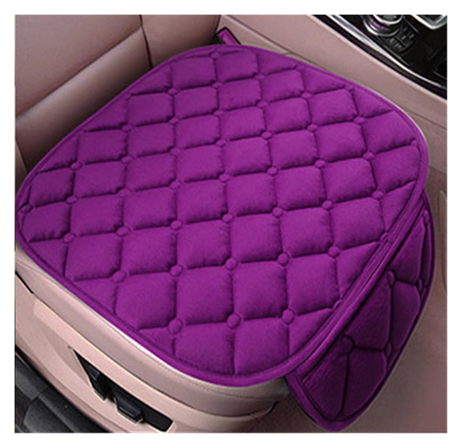 Autositzschoner Auto Sitzbezug Vorne Hinten Sitzkissen Schutz Pad Für Dacia Für Sandero Für X9 Für X45 Autositzbezüge(Purple seat 1pcs) von WPHLYZ