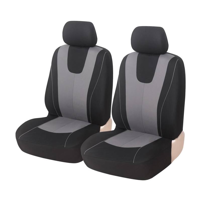 Autositzschoner Autositzbezüge Set Für Citroen Für C2 Für C3 Für C4 Für C5 Für Kaktus Für Picasso Für C6 Für DS3 Für DS4 Für DS5 Autositzbezüge(2Seats-Grey) von WPHLYZ