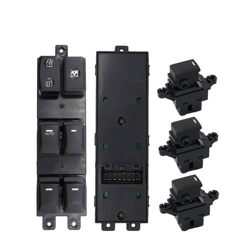 Fensterheberschalter Für Kia Für Morgen Für PICANTO Für TA 2011-2016 935701Y500 Power Fenster Control Schalter Taste Lock Auto Teile Ersatzteile Auto Fensterheber Schalter(935701Y200-16Pins-S) von WPHLYZ