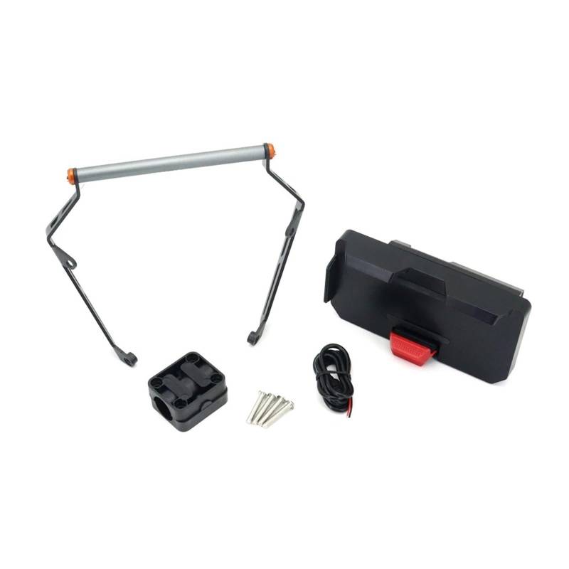 GPS Navigationshalterung Für Benelli Für TRK702 Für TRK 702 X Für TRK702X 2022- Motorrad GPS Telefon Halter USB Drahtlose Navigation Halterung Stehen(12mm Bracket-Charger) von WPHLYZ