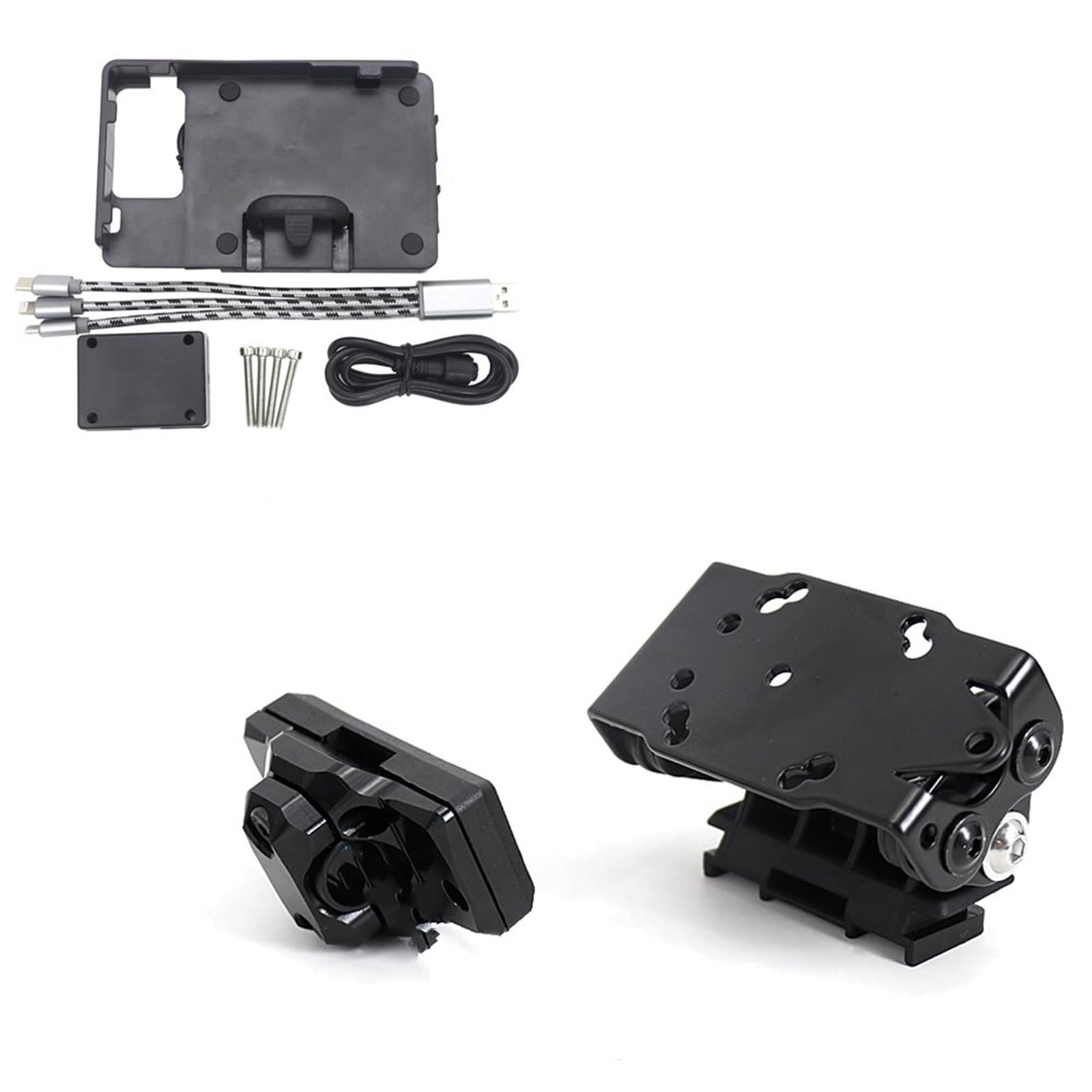 GPS Navigationshalterung Für F800GS Für F 800 GS 2014 2015 2016 2017 2018 2019 Motorrad Zubehör 13mm 16mm Querstange GPS Halterung Navigation Halterung(Set3) von WPHLYZ