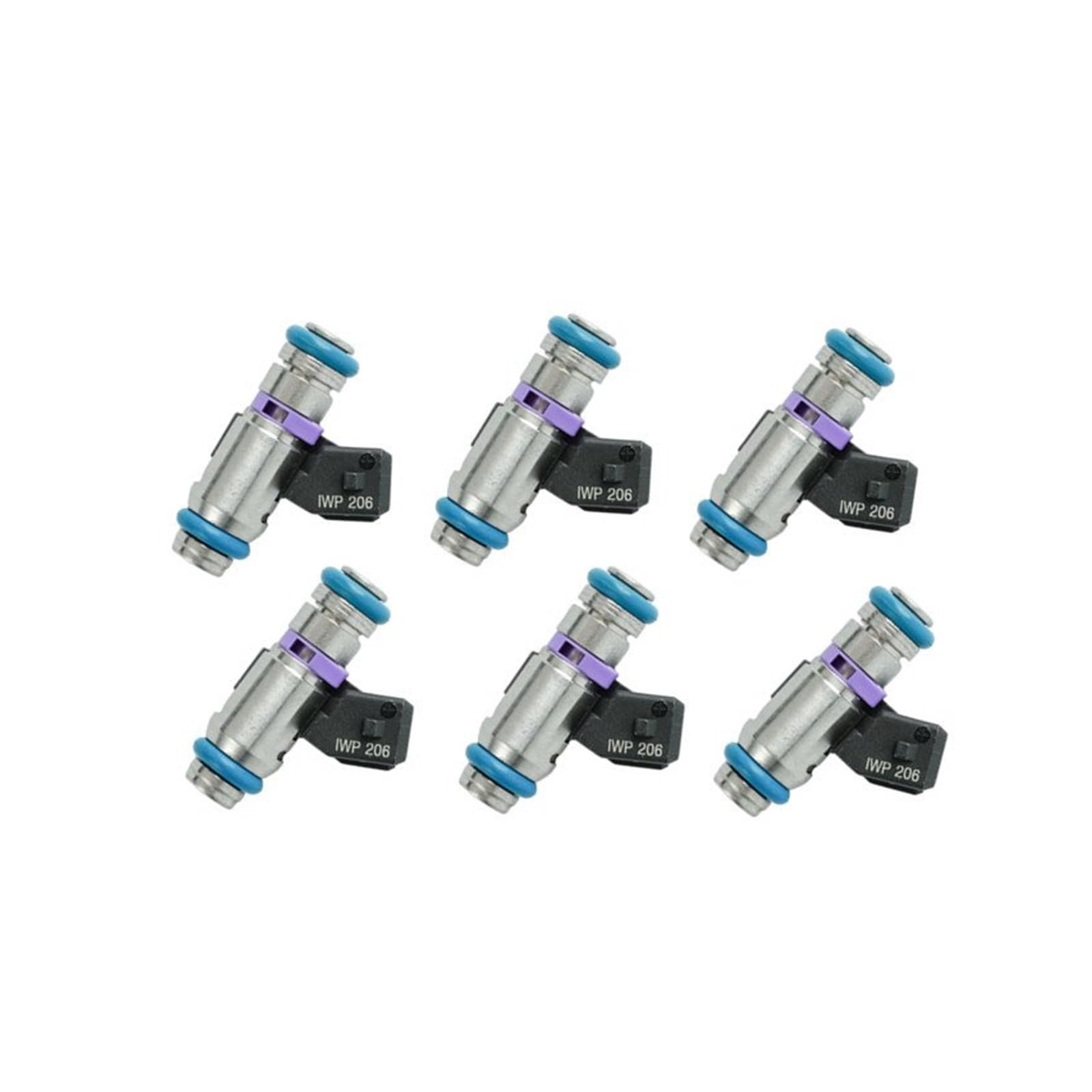 Kraftstoffeinspritzdüse Für Scania Für STKM206 Für FIAT Benzin Benzin Auto Für IWP206 Für IWP 206 Für NEWIWP-206 Kraftstoff Injektor Düse Injection Valve Nozzle(6 Pieces) von WPHLYZ