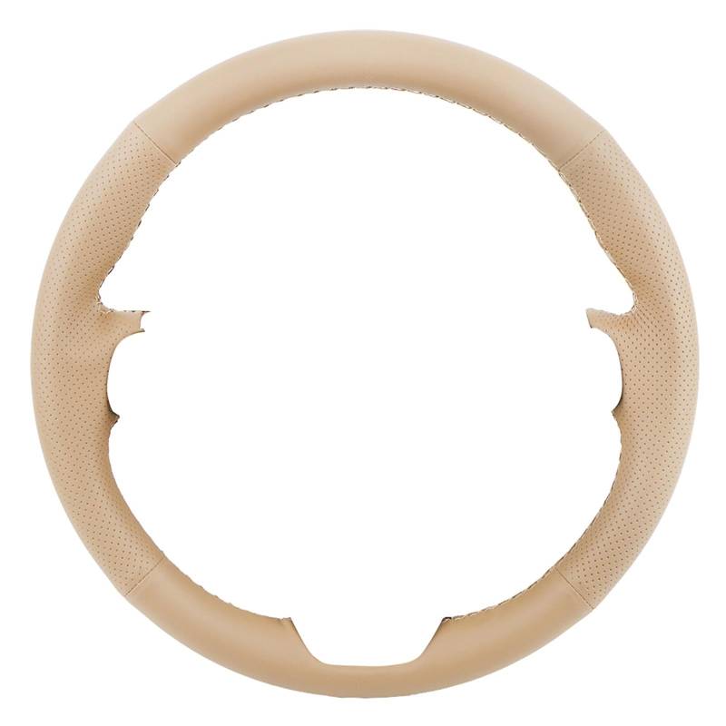 Lenkradhüllen DIY Künstliche Leder Auto Lenkrad Abdeckung Für Für Corsa C 2000-2006 Für Combo C 2001-2011 Lenkradbezug(Beige) von WPHLYZ