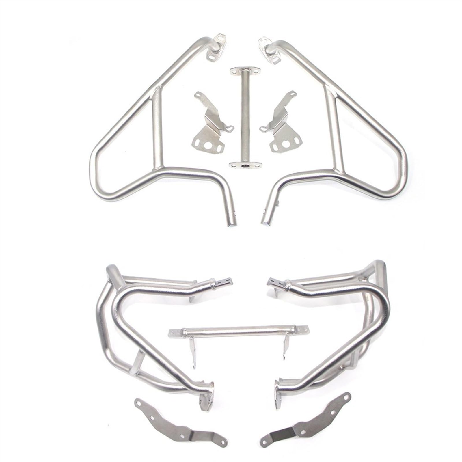 Motorschutzbügel Für R1200GS 2013-2019 Für GS1200 R Motorrad Edelstahl Oberer Autobahn Motorschutz Crash Bar Unterer Stoßfängerrahmenschutz Motorrad Autobahn Sturzbügel(One Set) von WPHLYZ