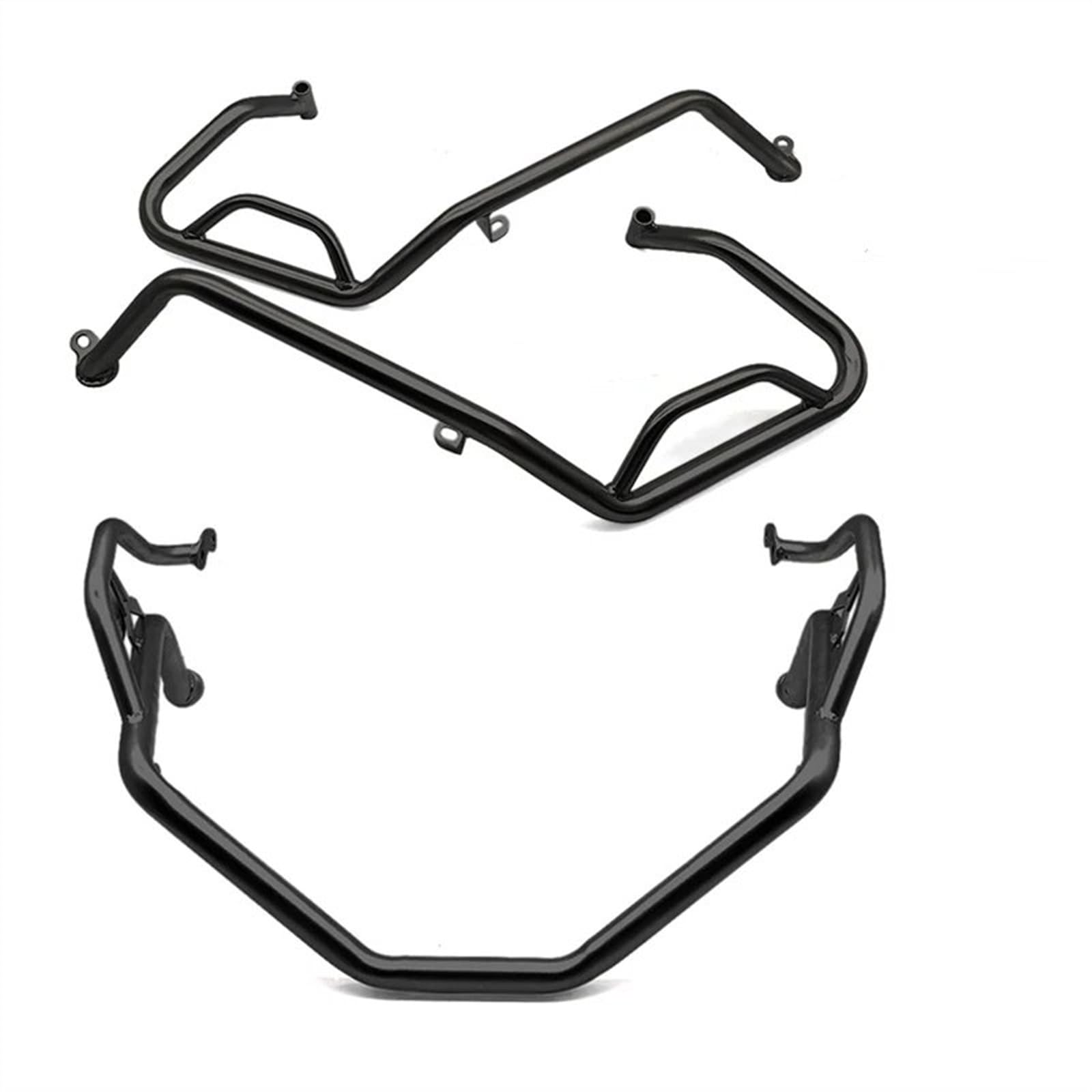 Motorschutzbügel Für X-ADV750 2021 2022 2023 2024 Für XADV 750 Für XADV750 Motorrad-Motorschutzbügel Sturzbügel Edelstahl-Stoßfängerrahmenschutz Motorrad Autobahn Sturzbügel(A Set-Black) von WPHLYZ