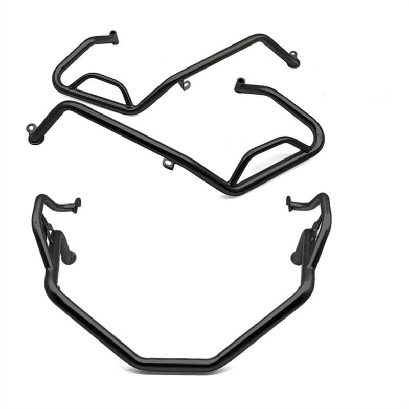 Motorschutzbügel Für X-ADV750 2021 2022 2023 2024 Für XADV 750 Für XADV750 Motorrad-Motorschutzbügel Sturzbügel Edelstahl-Stoßfängerrahmenschutz Motorrad Autobahn Sturzbügel(A Set-Black) von WPHLYZ