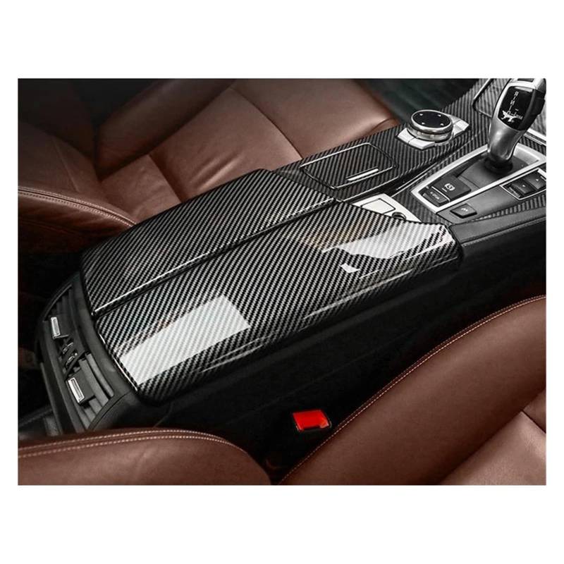 Navigation Panel Trim Autokonsole Armlehne Box Panel Abdeckung Trim Aufkleber Für 5er Für F10 Für F18 2011 2012 2013 2014 2015 2016 2017 Dekoration Mittelkonsole von WPHLYZ