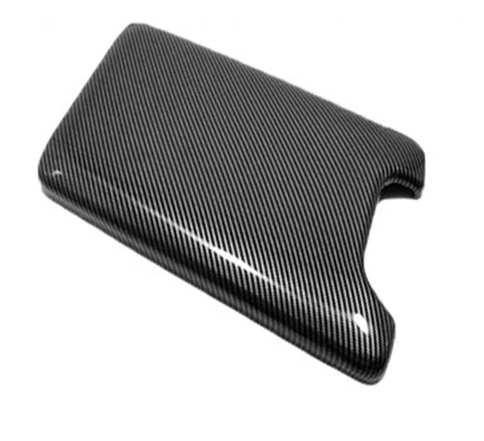 Navigation Panel Trim Automotive Interior Carbon Fiber Hinten Drainage Cup Rahmen Lenkrad Dekorative Für Toyota Für Bz4x 2022 2023 Dekoration Mittelkonsole(Armrest cover) von WPHLYZ