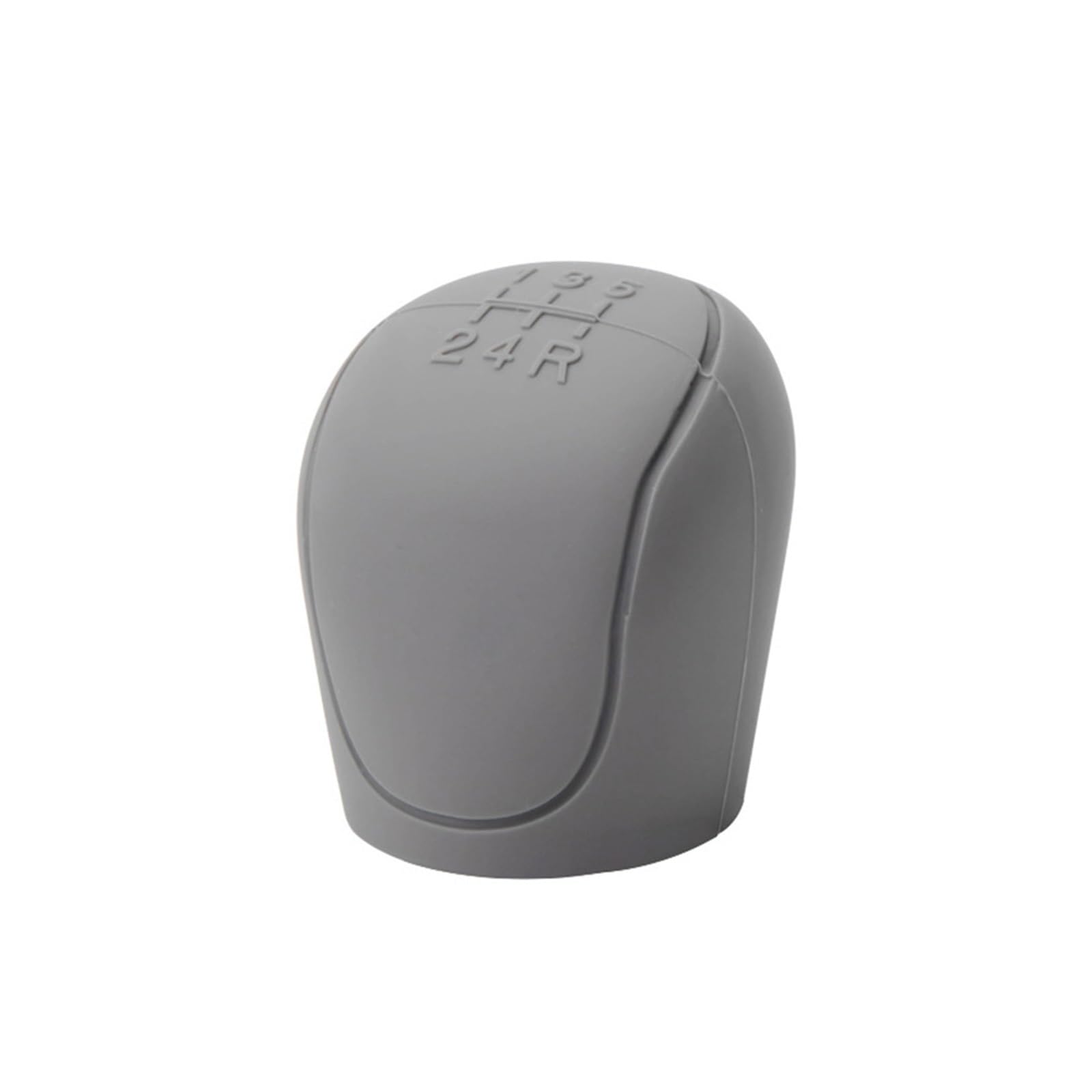 Schaltknauf Silikon-Schaltknauf-Abdeckung Für Die Handbremse Rutschfester Griff Schutzhülle Für Autos Schalthebelmanschetten Auto-Innenausstattung Schaltknäufe(Grey knob Cover) von WPHLYZ