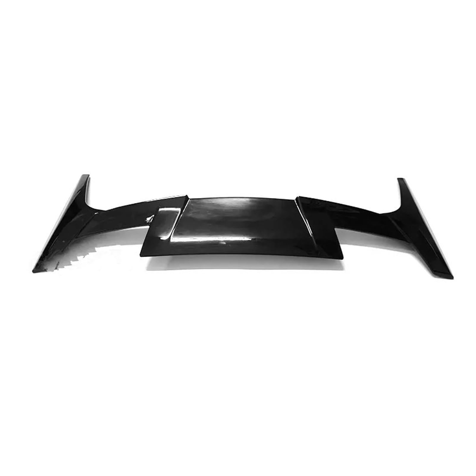 Spoiler Flügel Auto Dachflügel Für Tesla Für Modell Y 3 Spoiler Schwarz Carbon Oberfläche Schwanz Fin Dekoration Zubehör Spoiler Wing(3 Glossy Black) von WPHLYZ