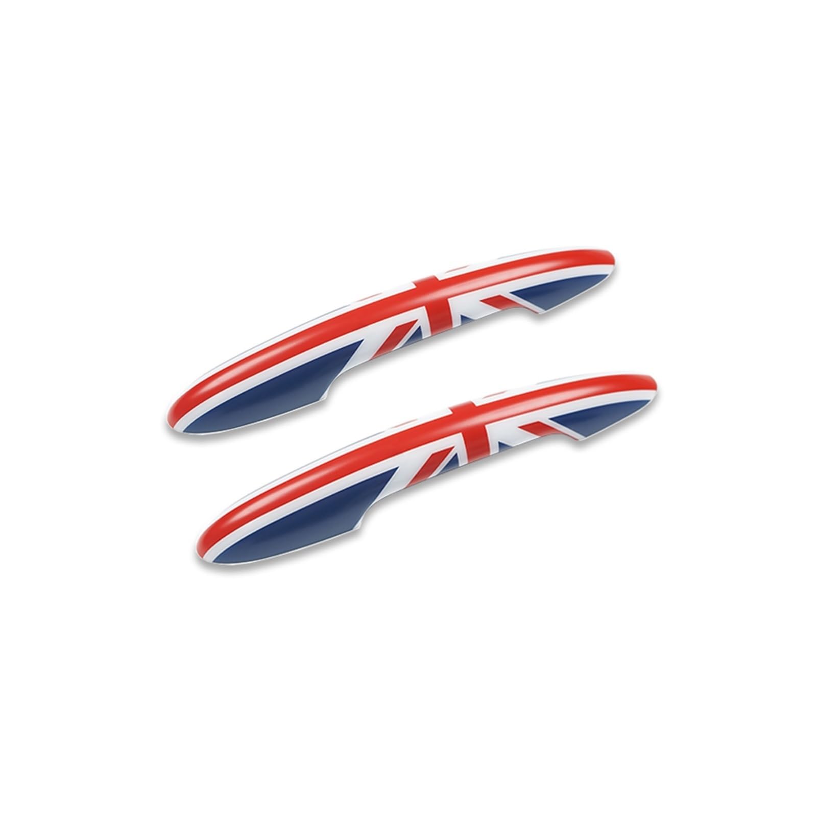 Türaußengriff Schwarz Glänzende Türgriffabdeckung Für Mini Für Cooper Für JCW Für F56 Für F57 Außenauto-Styling-Dekoration, Zubehörteil Türgriff aussen(with Hole Union Jack) von WPHLYZ