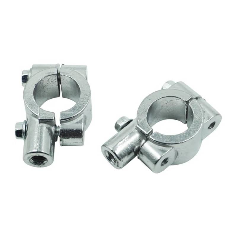 WPIGRBMD Motorrad-Lenkererhöhung 1 Paar 25 MM Universal M8 M10 Motorrad Lenker Halterung Clamp Rückspiegel Mount Adapter Für Dirt Bike Roller Moped von WPIGRBMD