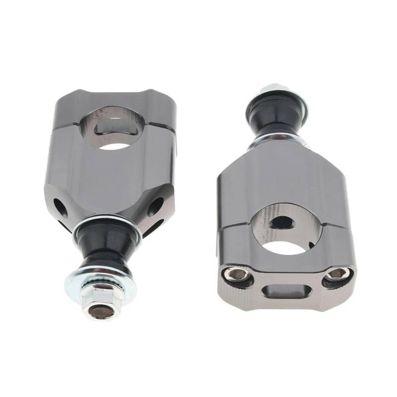 WPIGRBMD Motorrad-Lenkererhöhung 2 Stücke Motorrad Vorne Lenker Fat Bar Halterung Schellen Riser Dirt Bike 22mm 1 1/8' Motorrad Lenker Clamp Adapter Aluminium von WPIGRBMD