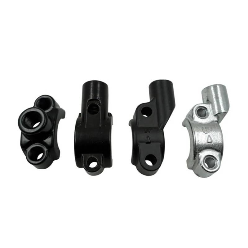 WPIGRBMD Motorrad-Lenkererhöhung Motorrad-Hauptzylinder-Bremshebel-Spiegelhalterungsklemme, Rückspiegelhalter-Adapter Für 22-mm-Lenker, 10-mm-Gewinde von WPIGRBMD