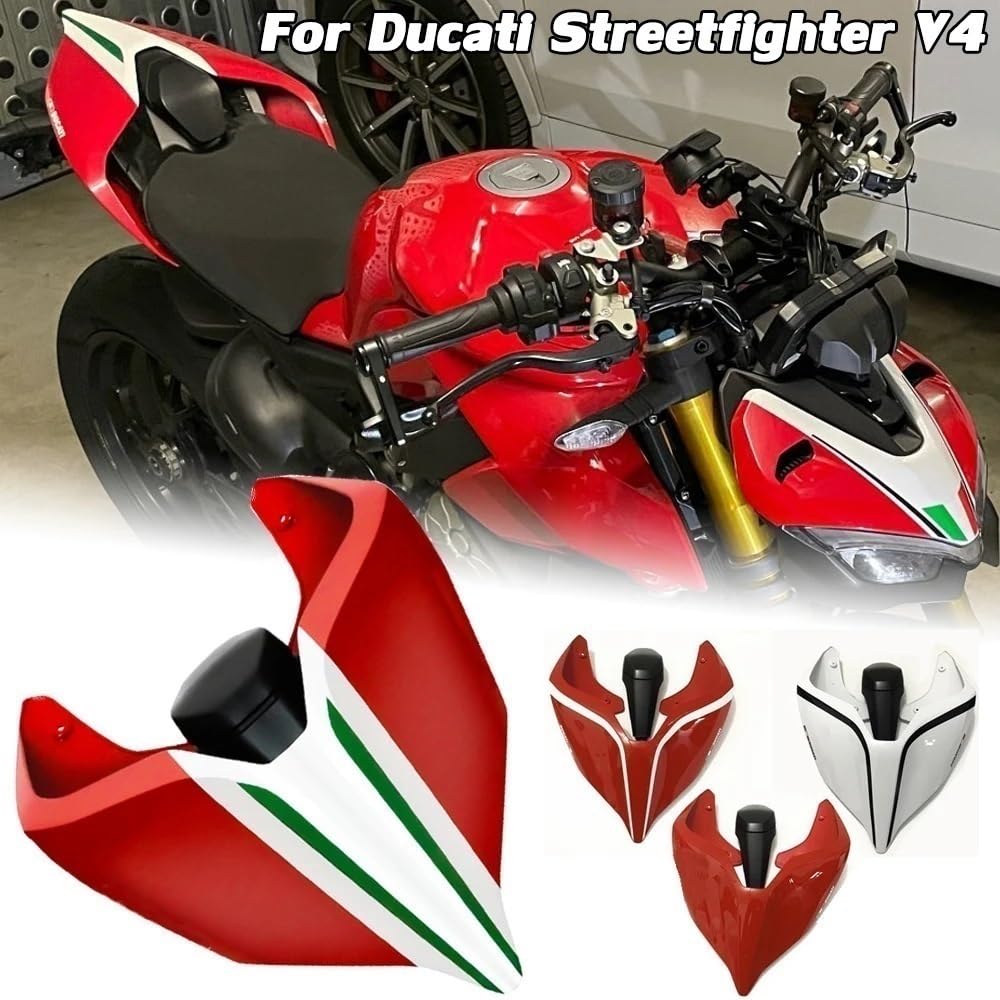 WPIGRBMD Motorrad Rücksitzverkleidung Für Du&Cati Streetfighter V4 Panigale V2 V4R V4S 2018-2022 Motorrad Hinten Schwanz Verkleidung Gugel Sitz Abdeckung Gugel Hinten Verkleidung von WPIGRBMD