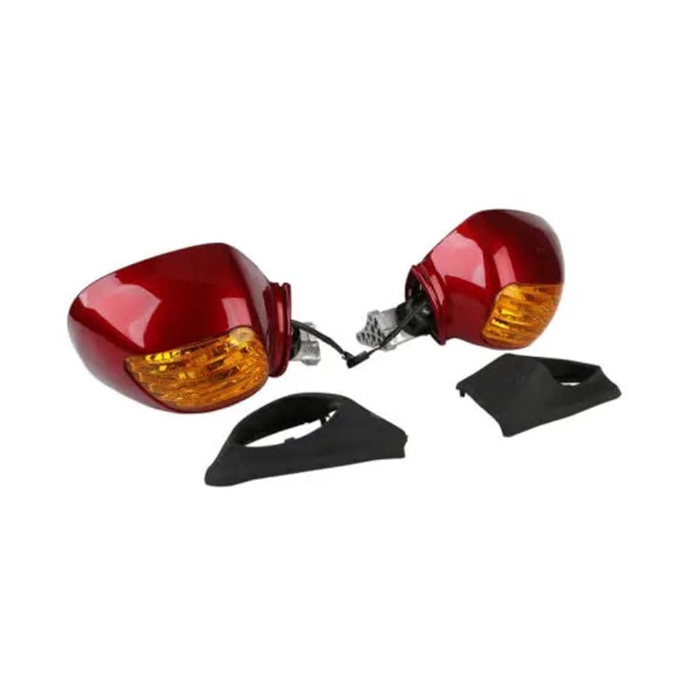 WPIGRBMD Motorrad Spiegel Motorrad 1 Paar Rückspiegel W/Blinker Für H&ond&a Goldwing GL1800 2001-2017 2016 2015 2014 2013 Links & Rechts von WPIGRBMD