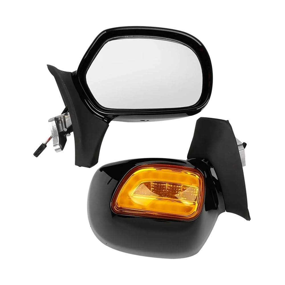 WPIGRBMD Motorrad Spiegel Motorrad Seite Rückansicht Spiegel Blinker Für H&ond&a Goldwing GL1800 2001-2017 Motorrad Holographische Rückspiegel von WPIGRBMD