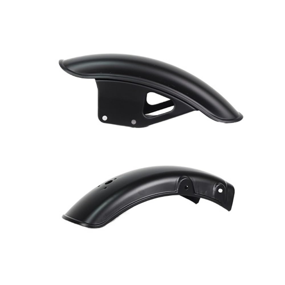 WPIGRBMD Schutzblech-Verlängerung Universal Motorrad Schwarz Vorne Hinten Kotflügel Kotflügel Abdeckung Metall Schutz Für Suzuki GN125 GN250 GN 125cc 250cc von WPIGRBMD