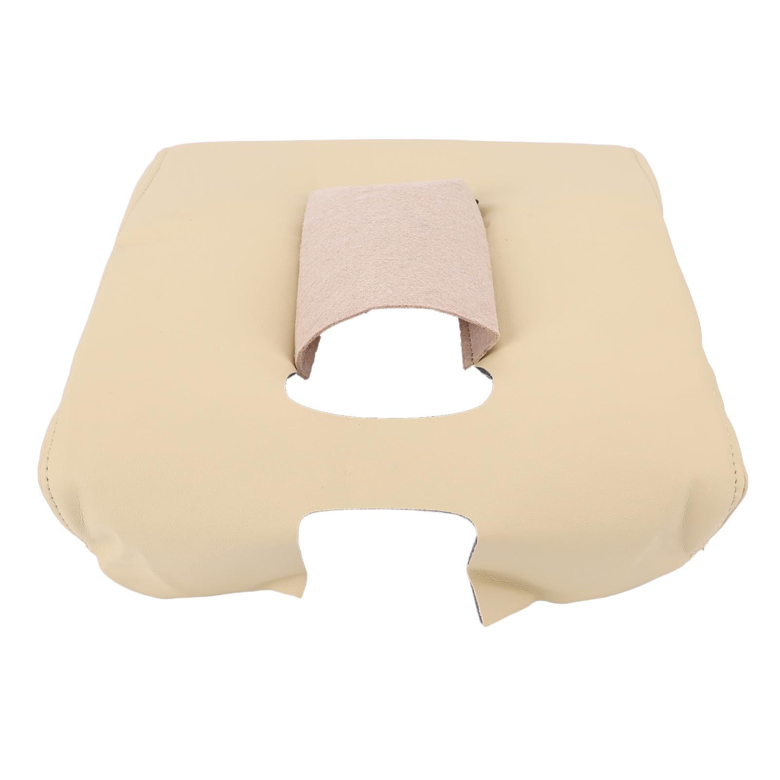 WPKD BLUEIY Center-Konsole-Abdeckung, Auto-Mittelkonsole-Abdeckung PU-Leder Wasserfeste Bequeme Kratzfeste Armlehnenschutzabdeckung für 1500 2500 3500 2014-2018 (Beige) von WPKD BLUEIY