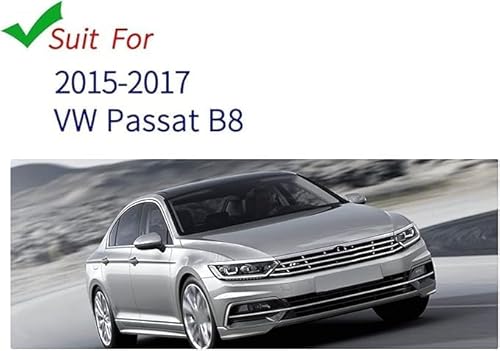 4 stück Kotflügel Radabdeckung für VW Passat B8 2015 2016 2017, Spritzschutz, TÜV-geprüft, Allwetter Schutzbleche ABS-Kunststoff, Einfache Montage (Schwarz) von WQFWSD