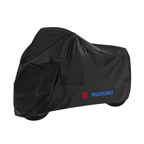 Motorradabdeckung, für Suzuki SV650 Outdoor Motorradabdeckung Wasserdicht Staubdicht UV-Schutz Winddichte Motorrad-Regenschutz,A von WQQRSFD