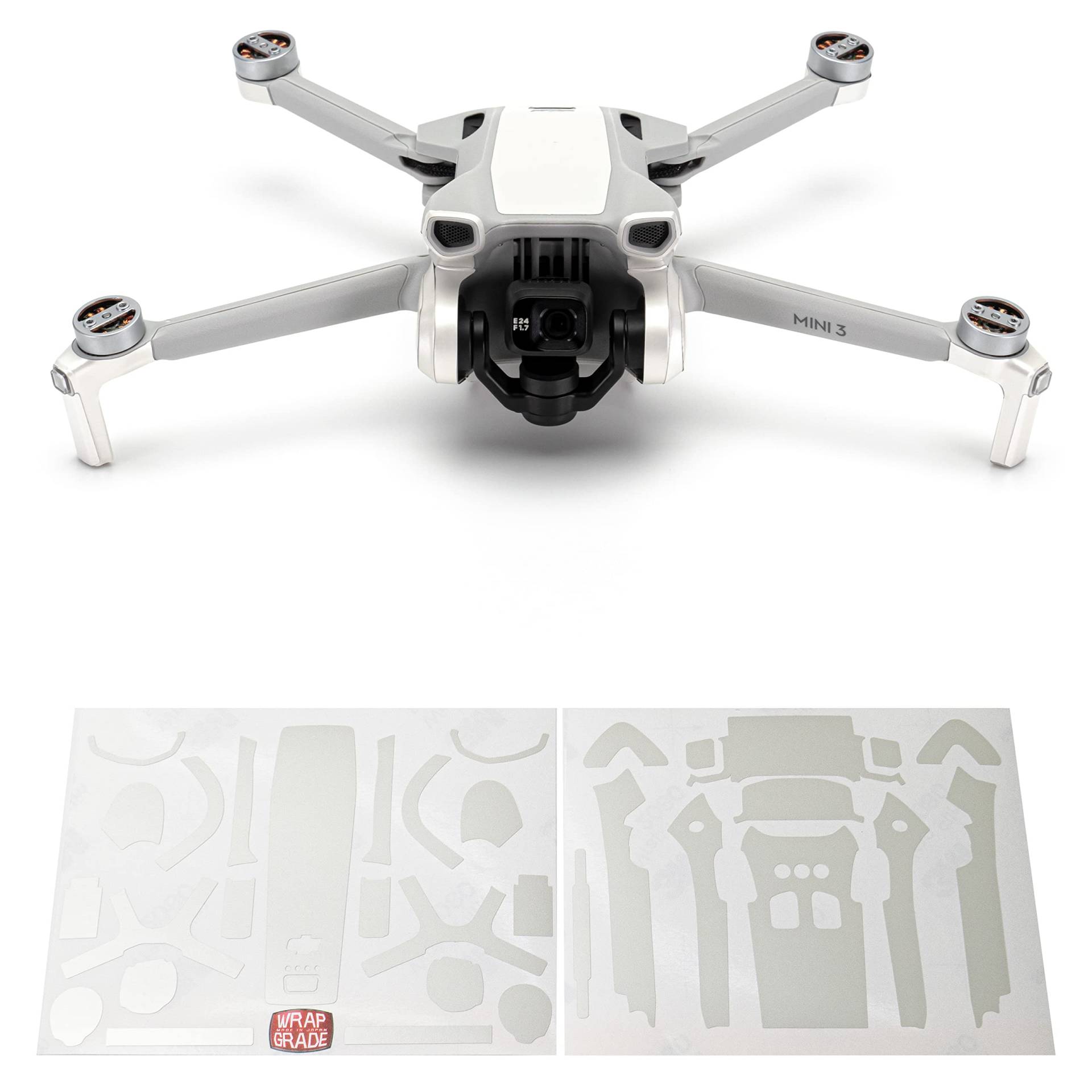 WRAPGRADE Skin Kompatibel mit DJI Mini 3 | Accent Color (MADAGASCAR PEARL) von WRAPGRADE