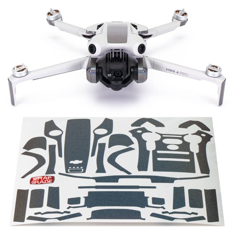 WRAPGRADE Skin Kompatibel mit DJI Mini 4 Pro | Accent Color (Coloration-X) von WRAPGRADE