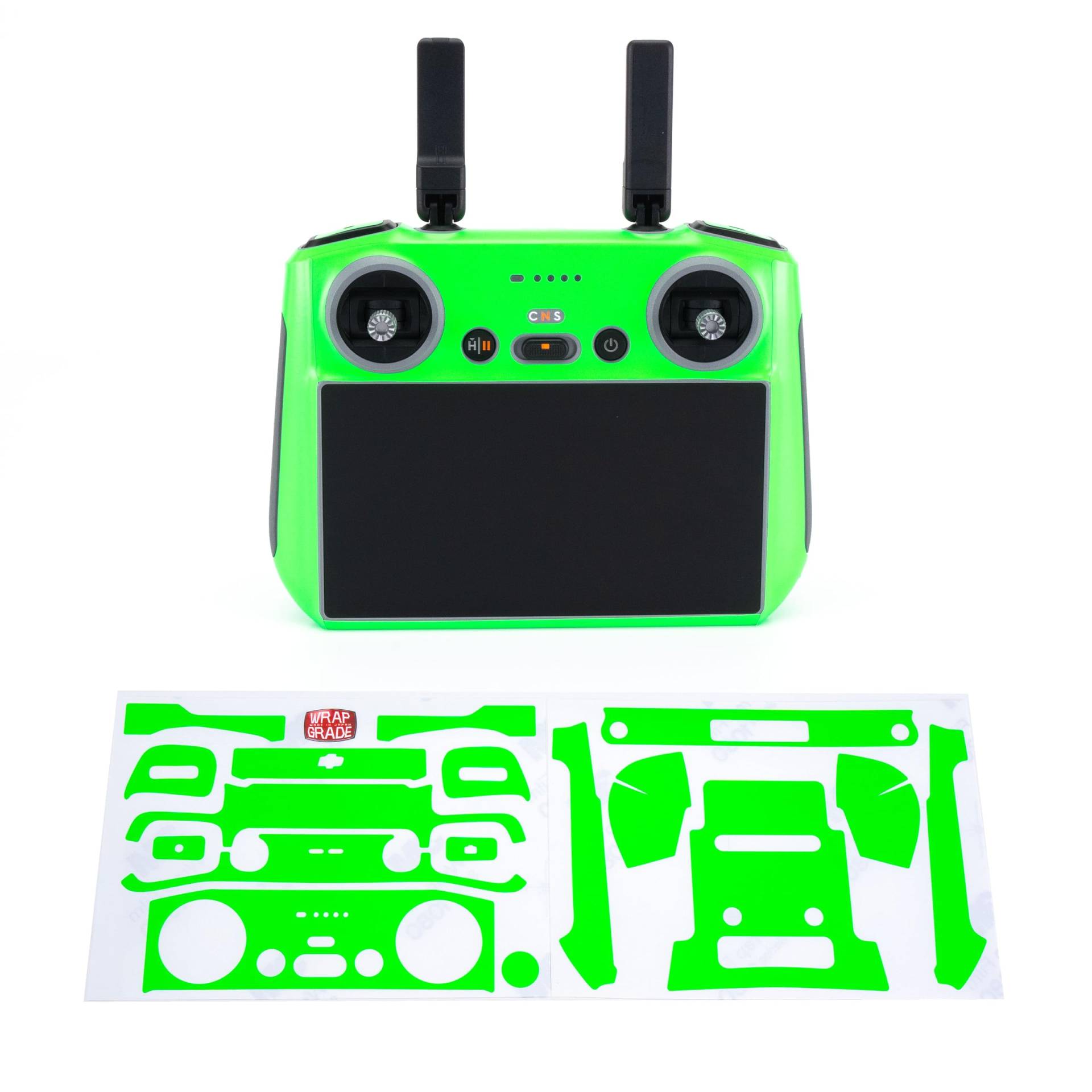 WRAPGRADE Skin Kompatibel mit DJI RC 2 (NEON Green) von WRAPGRADE