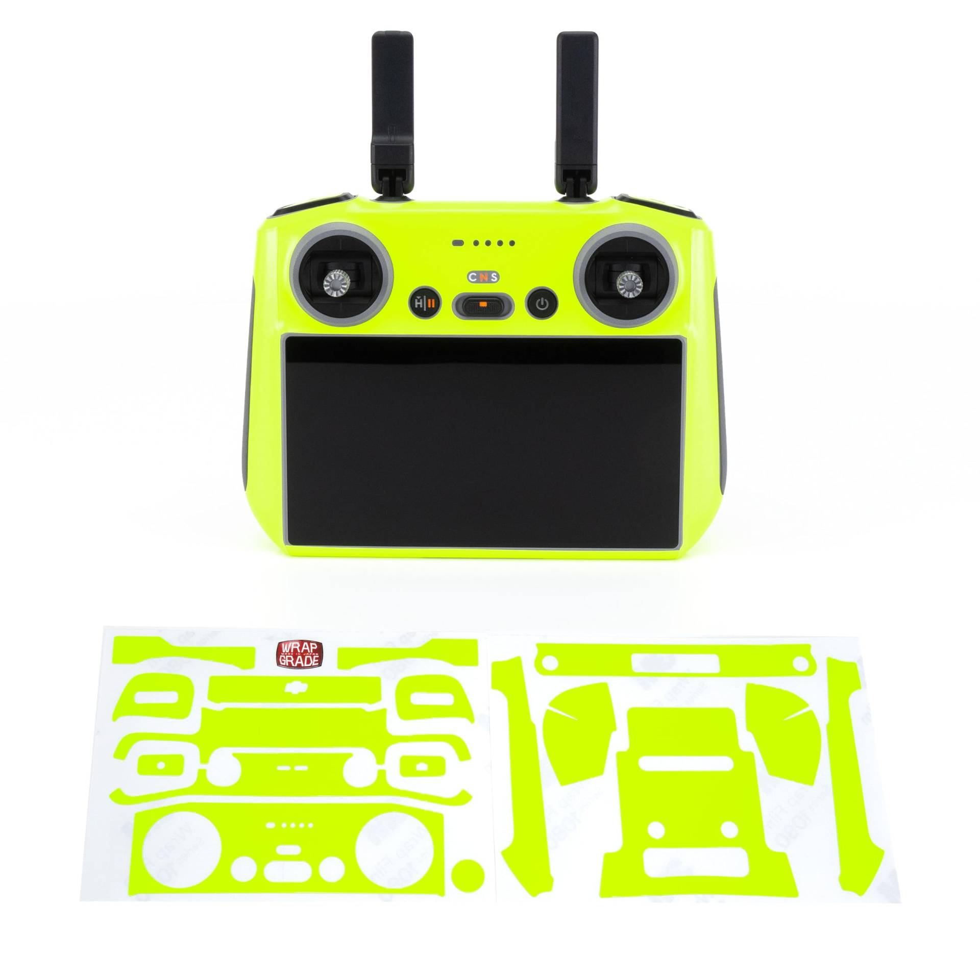 WRAPGRADE Skin Kompatibel mit DJI RC 2 (NEON YELLOW) von WRAPGRADE