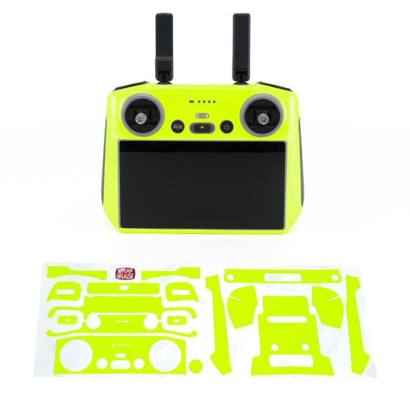 WRAPGRADE Skin Kompatibel mit DJI RC 2 (NEON Yellow) von WRAPGRADE