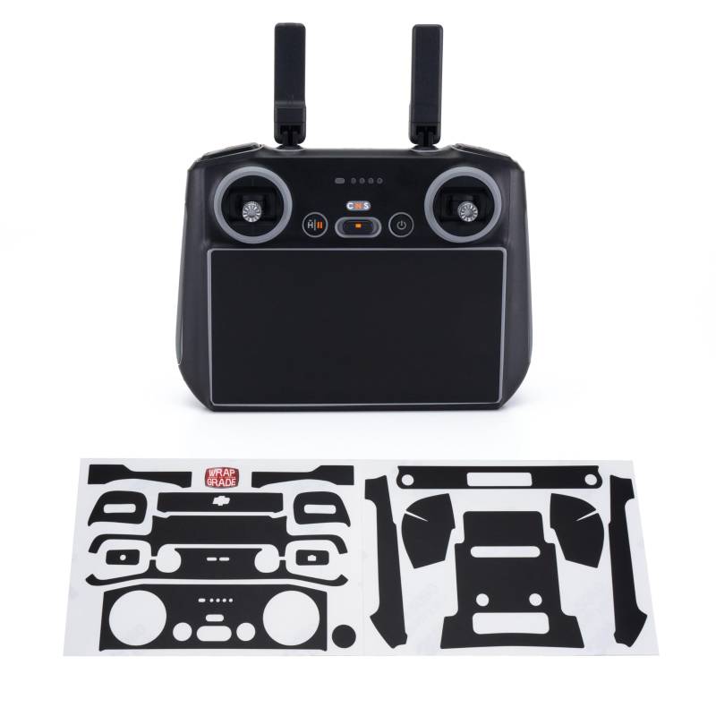 WRAPGRADE Skin Kompatibel mit DJI RC 2 (Stealth Black) von WRAPGRADE