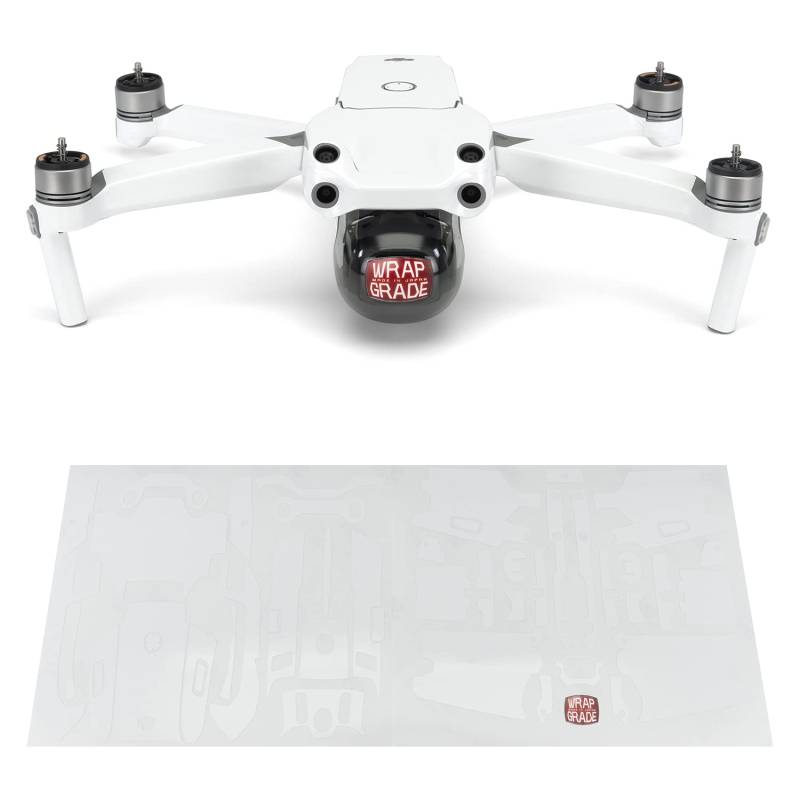 Wrapgrade Main Unit Skin kompatibel mit DJI Air 2S (RACING WHITE) von WRAPGRADE