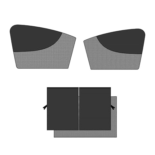 Sonnenschutz Für Auto Frontscheibe Innen, Für Ford Ranger T9 2023 2024 Sunshade Front Window,Keep Vehicle Cooler,UV-Schutz & Hitzeblock, D/full set for The whole car von WRBVGTR