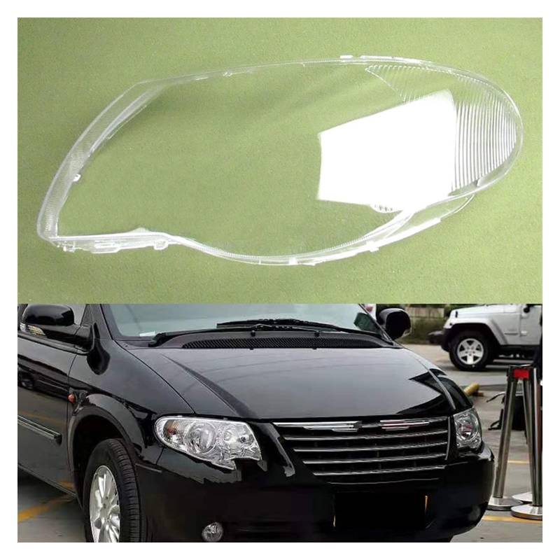 Auto Shell Scheinwerferabdeckung Ersatz Frontscheinwerfer Lampenschirm Transparente Abdeckung Glas Scheinwerfer Abdeckung Lampen Shell Für Chrysler Grand Voyager 2007-2012 Lichtscheibe Scheinwerfer Ab von WRDD