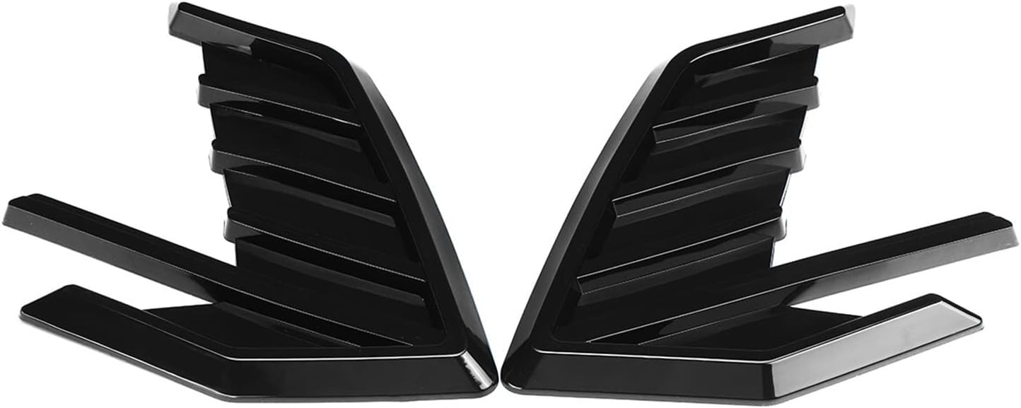 Front Stoßstange Lippendiffusor Splitter Flossen Für E39 E46 E53 E90 E92 E93 E60 E61 X5 X6 X1,Bodykit-Lippensplitter Spoiler Canard-Schutz Autozubehör,B-Glossy Black von WRHOME