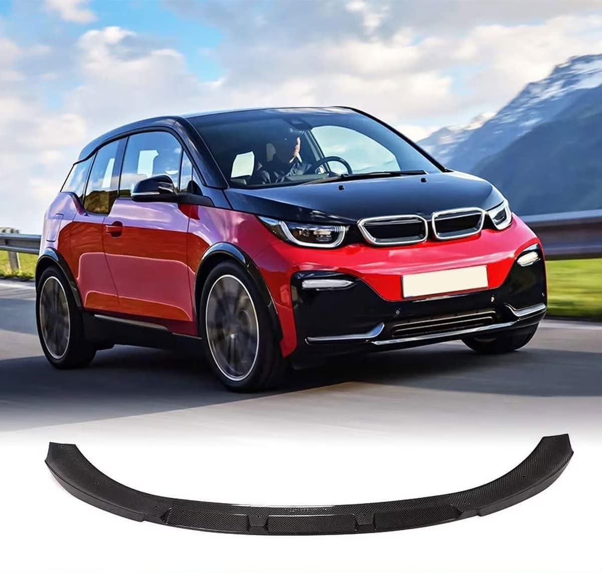 Für BMW I3 Hatchback 2018-2020 Auto Frontlippe Frontspoiler,Auto Frontschürze Lippenspoiler Karosserie Anbauteile von WRHOME