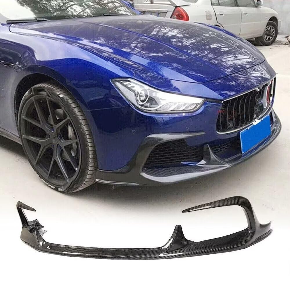 Für Maserati Ghibli Sedan 2014 2015 2016 2017 Auto Frontlippe Frontspoiler,Auto Frontschürze Lippenspoiler Karosserie Anbauteile von WRHOME