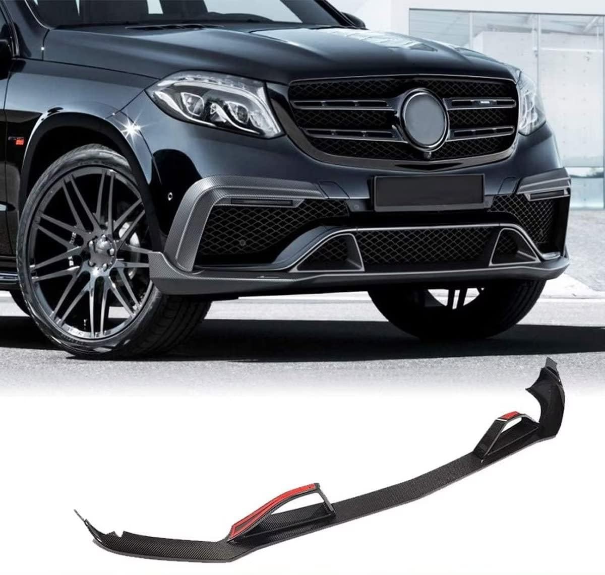 Für Mercedes Benz C292 Gle63 AMG Sport Utility 2015-2019 Auto Frontlippe Frontspoiler,Auto Frontschürze Lippenspoiler Karosserie Anbauteile von WRHOME